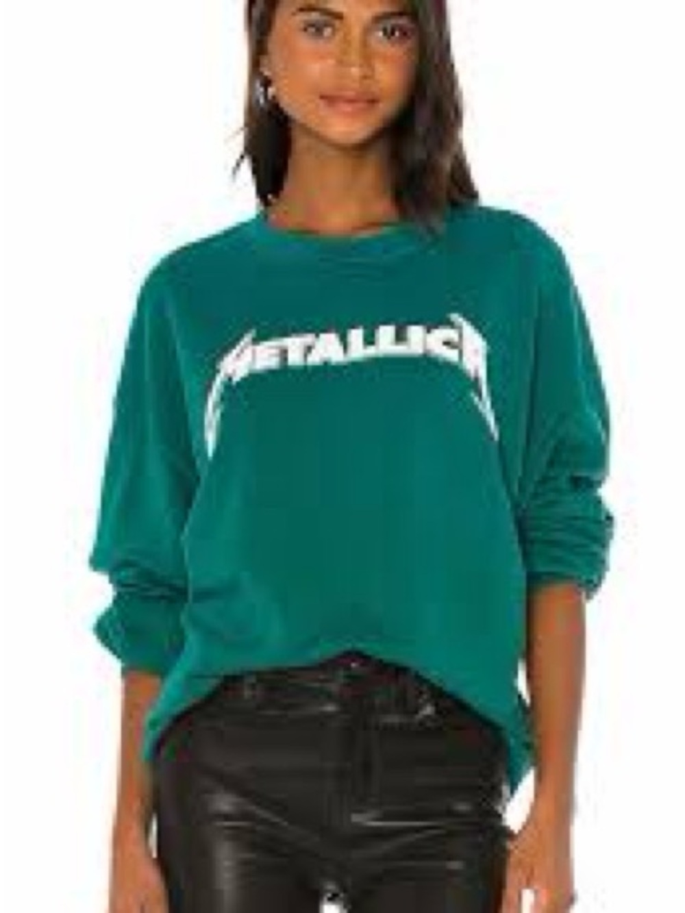 Daydreamer Metallica Birth School Sweatshirt Hunter Green Size Medium